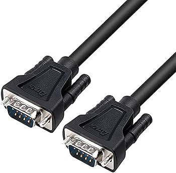 CABLE ADAPTADOR SERIAL DB9 RS232 MACHO A MACHO DE 1.80 METROS TRAUTECH
